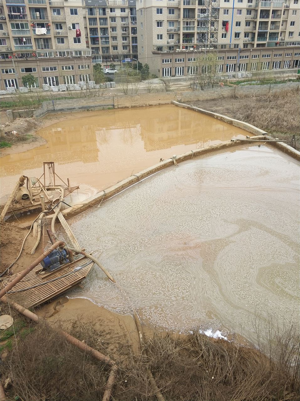 茅箭沉淀池淤泥清理-厂区废水池淤泥清淤