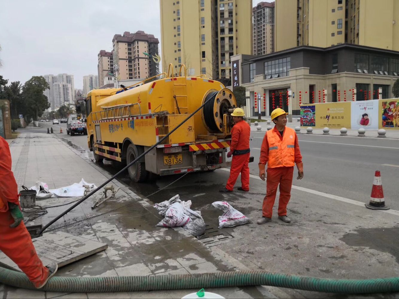 茅箭排污管道清淤-管道清洗